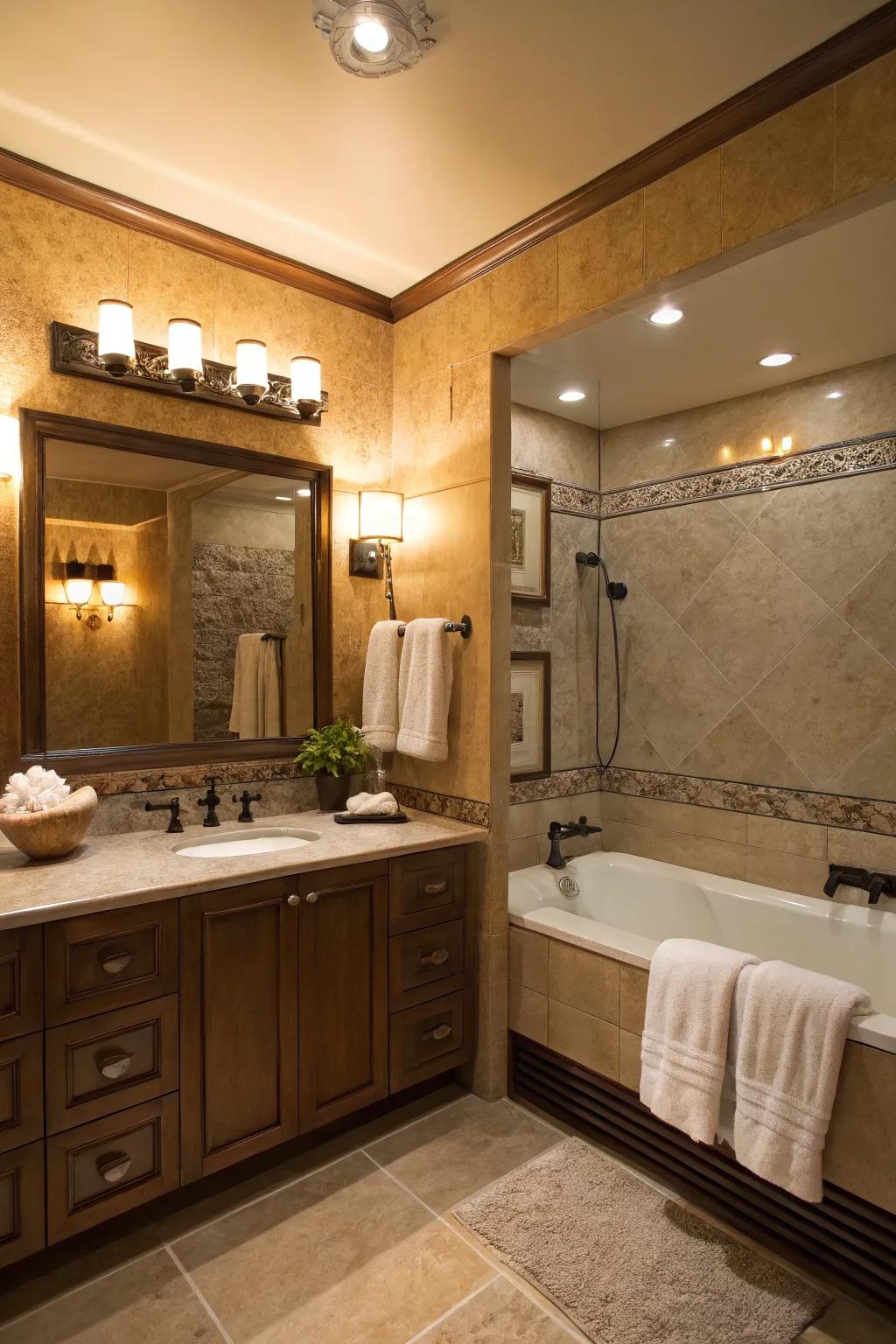 Dimmer options let you shape the atmosphere to your liking.