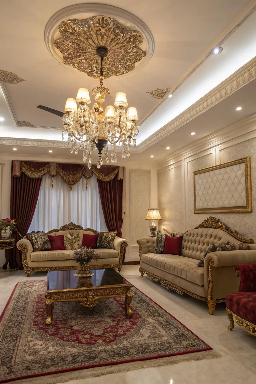 A fandelier blends elegance with chilling ease.