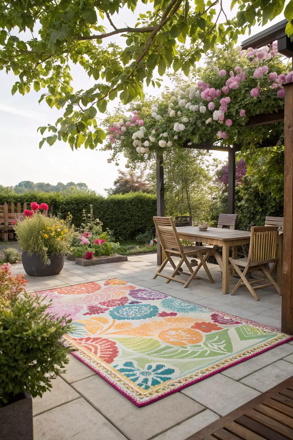 An outdoor weave promptly raises your patio's style quotient.