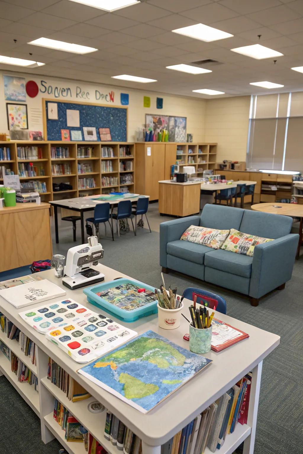 Interactive zones enhance dynamic and exciting learning.