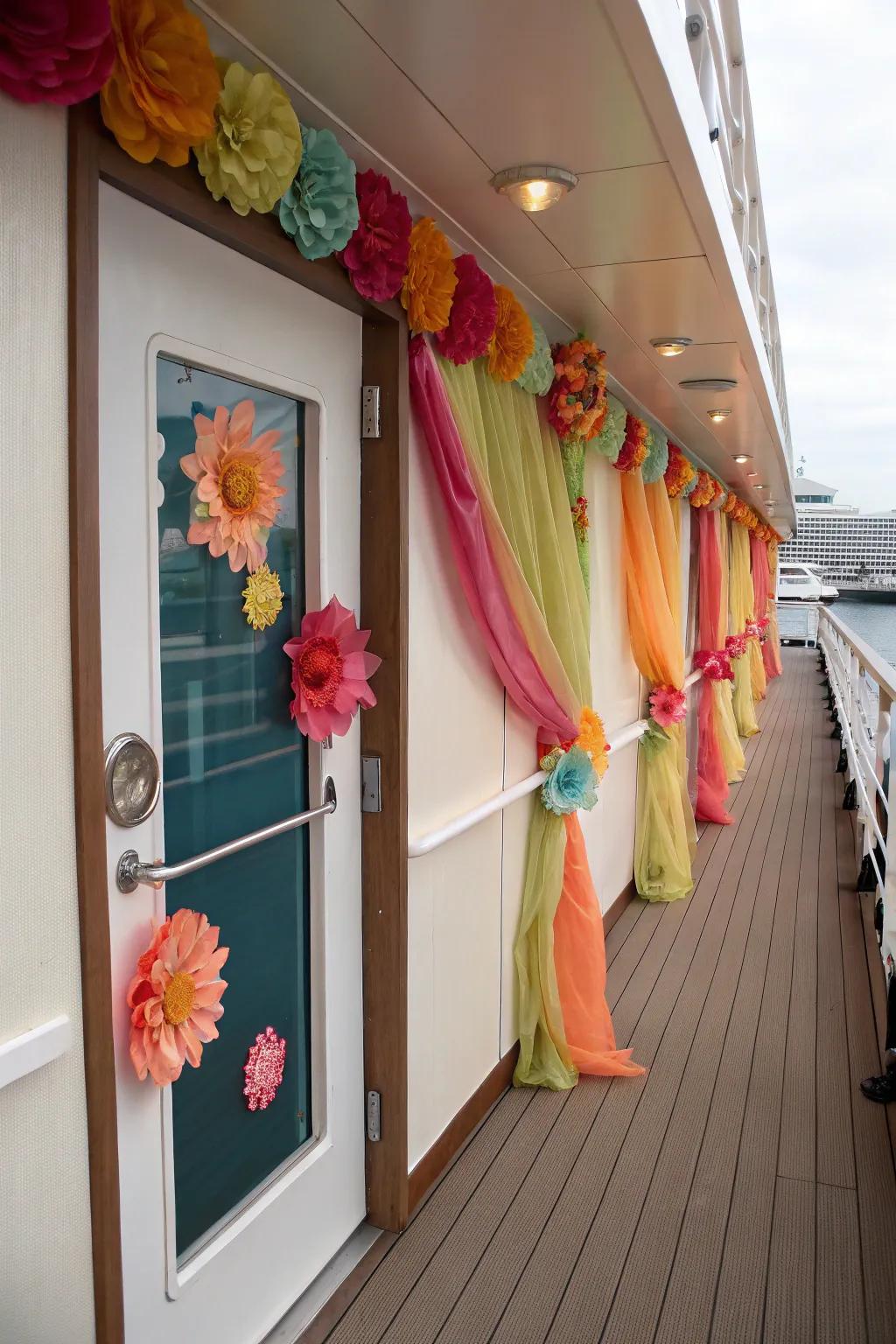 Handmade art inject a personal touch into your cruise door.