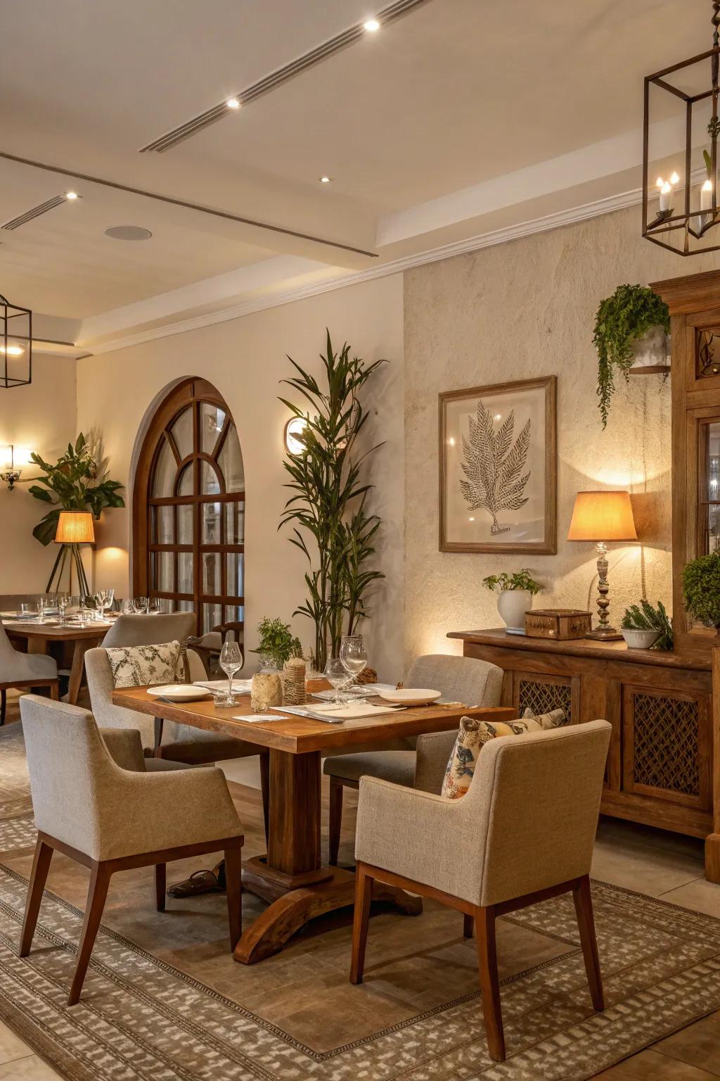 Achieve a timeless aesthetic with subdued and organic tones.