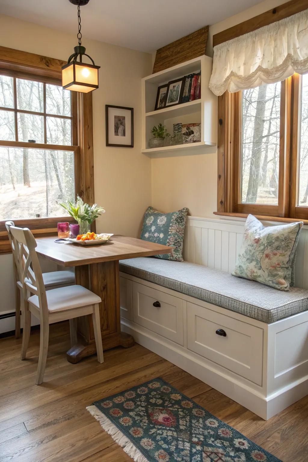 Adaptable furnishings are perfect for compact spaces, offering both storage and practicality.