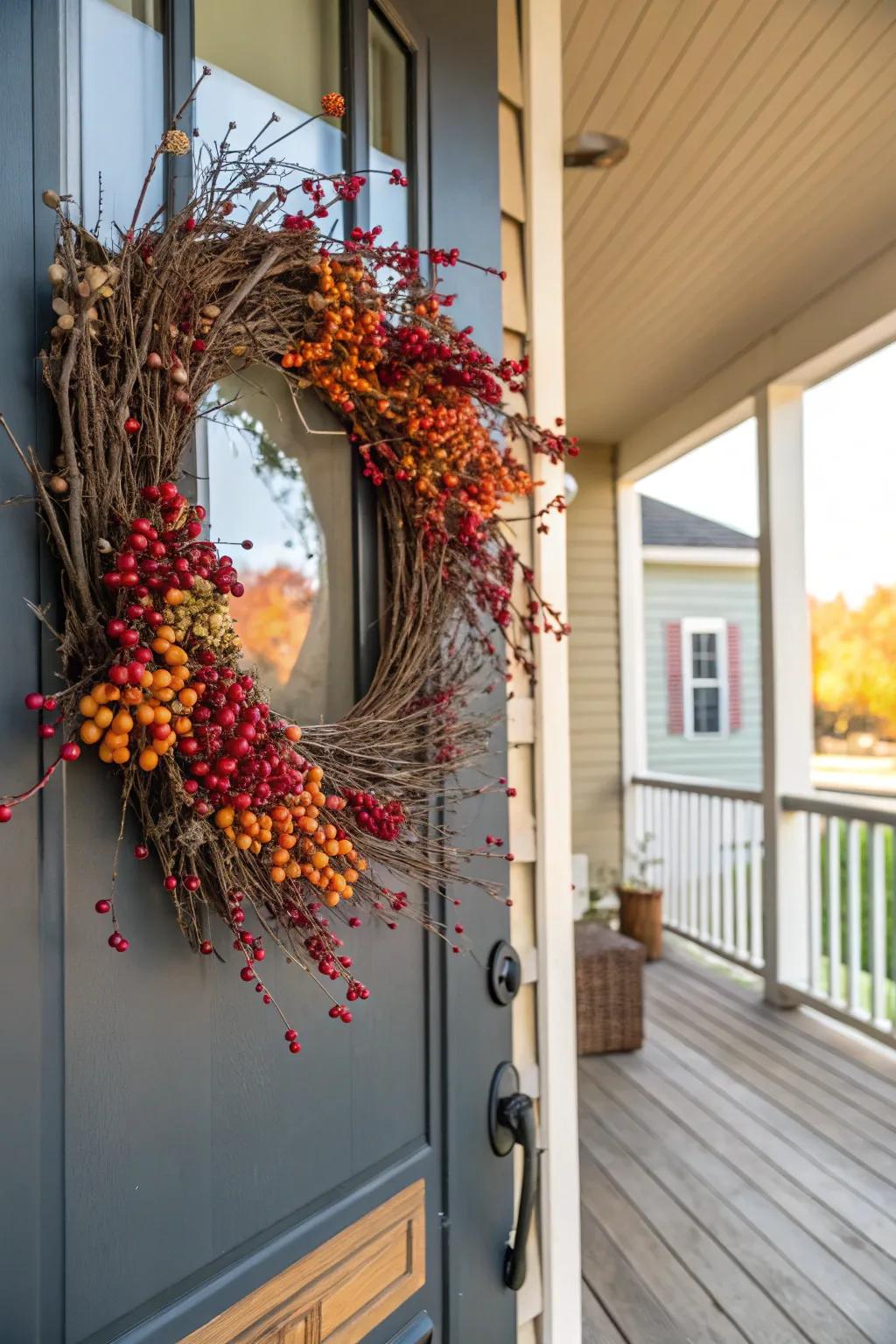Greet your visitors with a handcrafted garland.