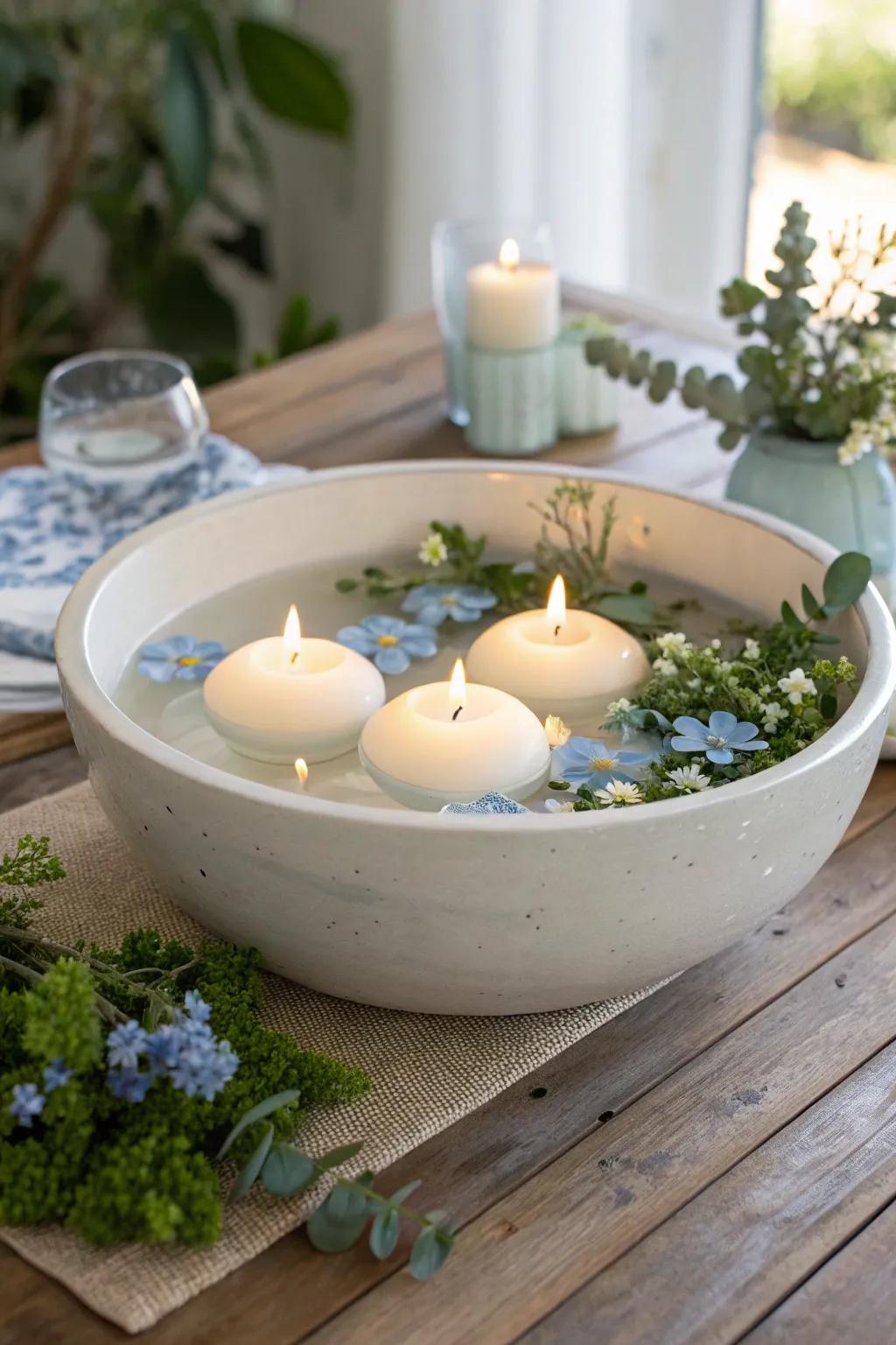 Experience peace with waterscapes that deliver calm to your table.