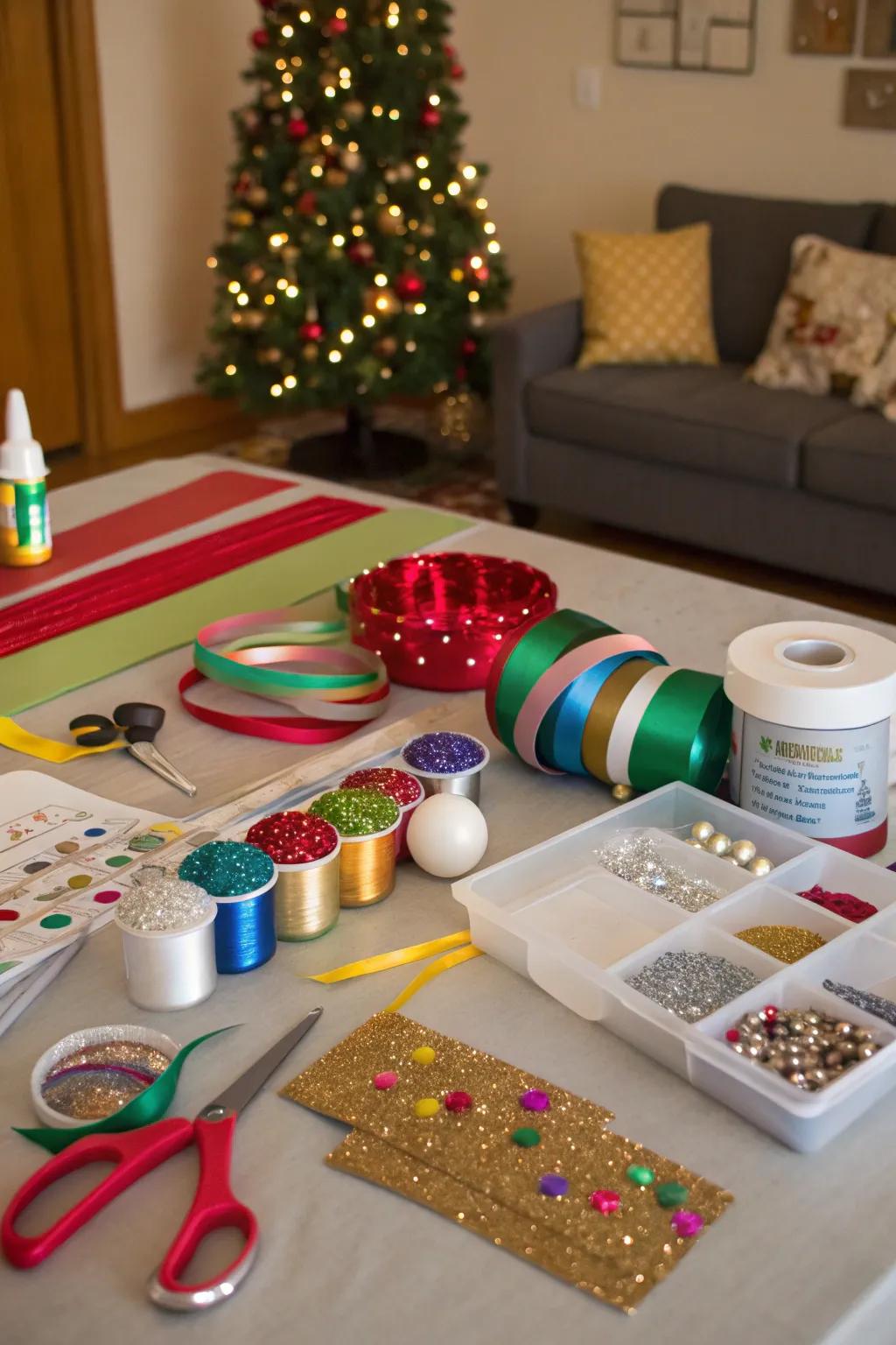 Add personal flair to your holiday decor with DIY ornaments.
