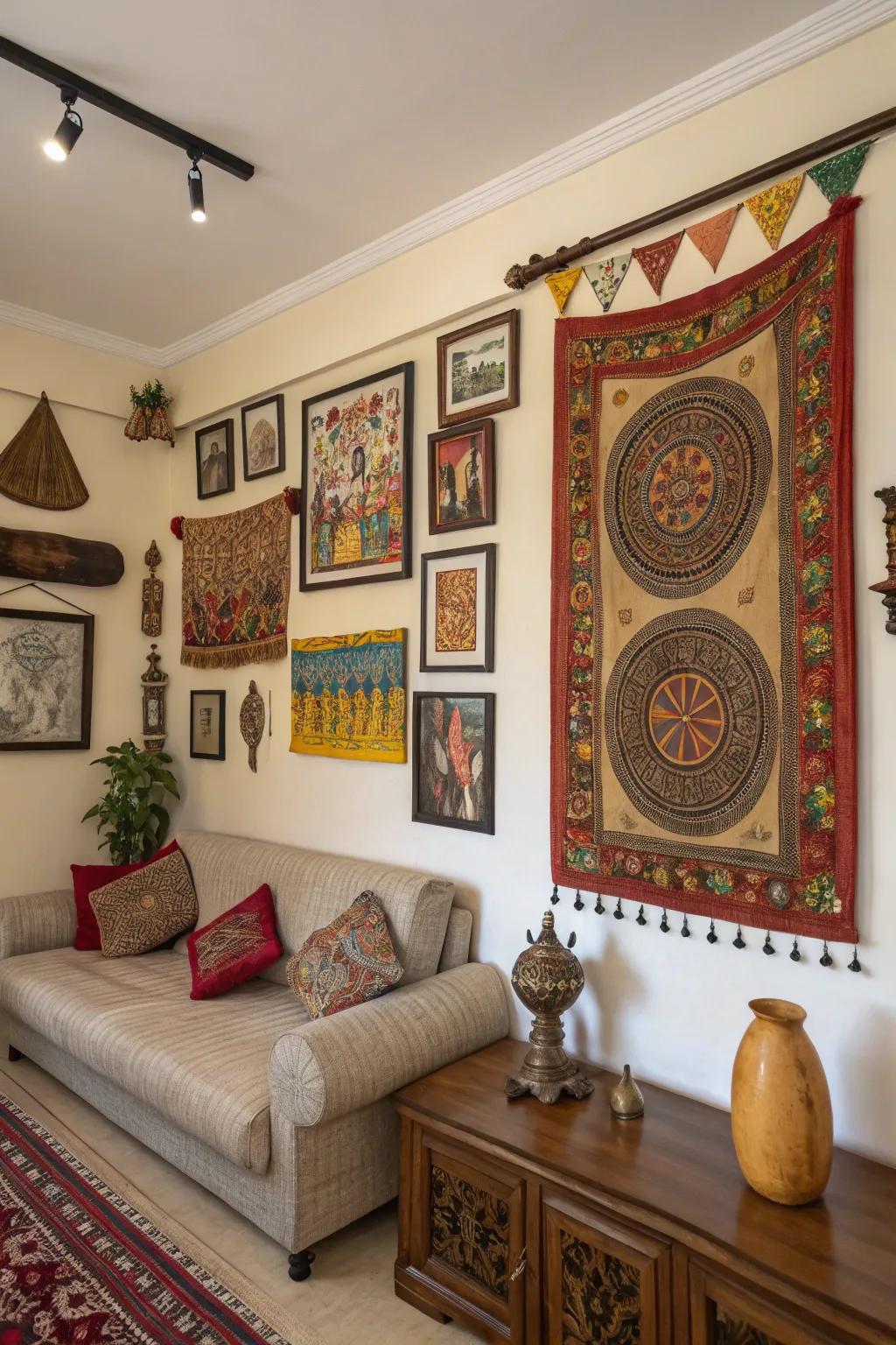 Personalize your space with cultural touches and meaningful decorative elements.