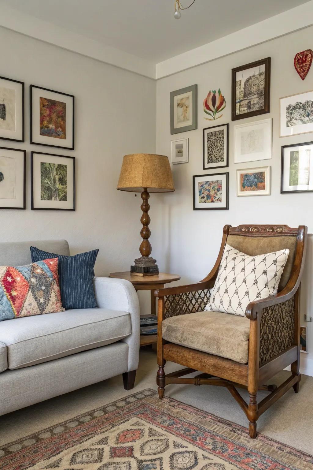 Mixing styles makes a space full of personality