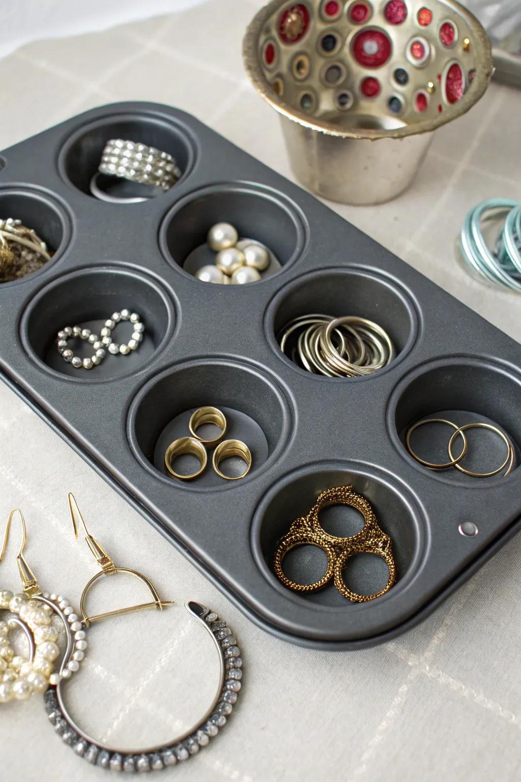 Reinvent everyday articles for exceptional jewelry storage.