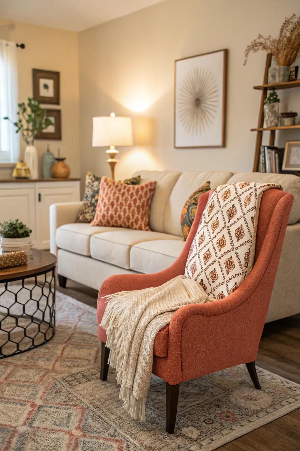 Design furniture can inject personality and flair into your living room design.