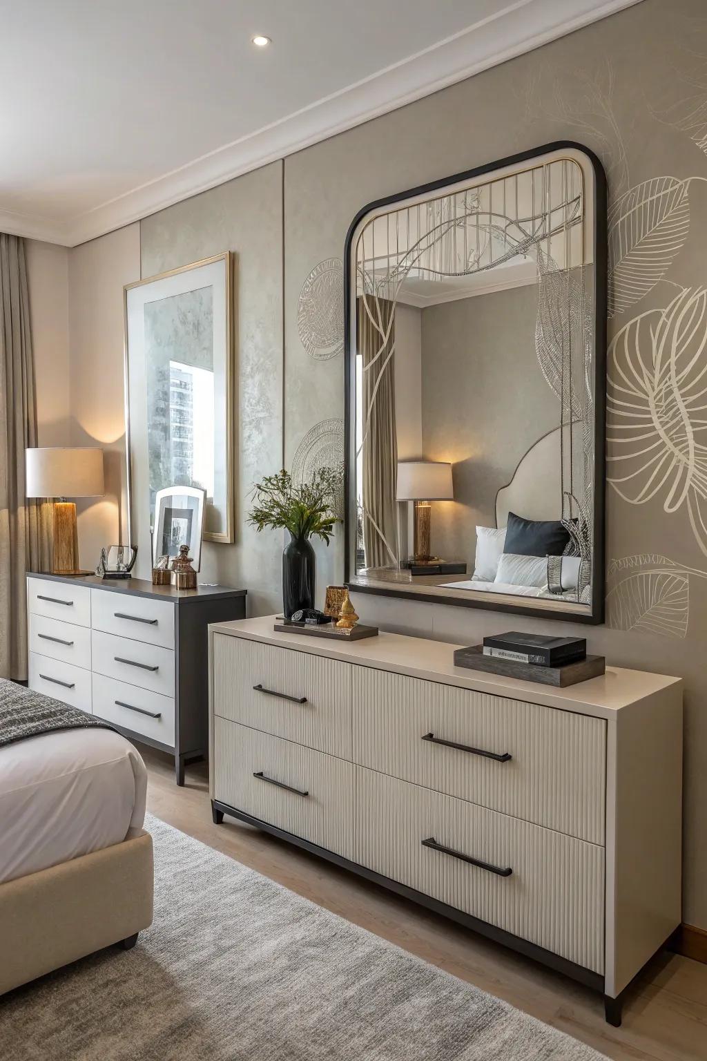 Simple lines add a dash of sophistication.