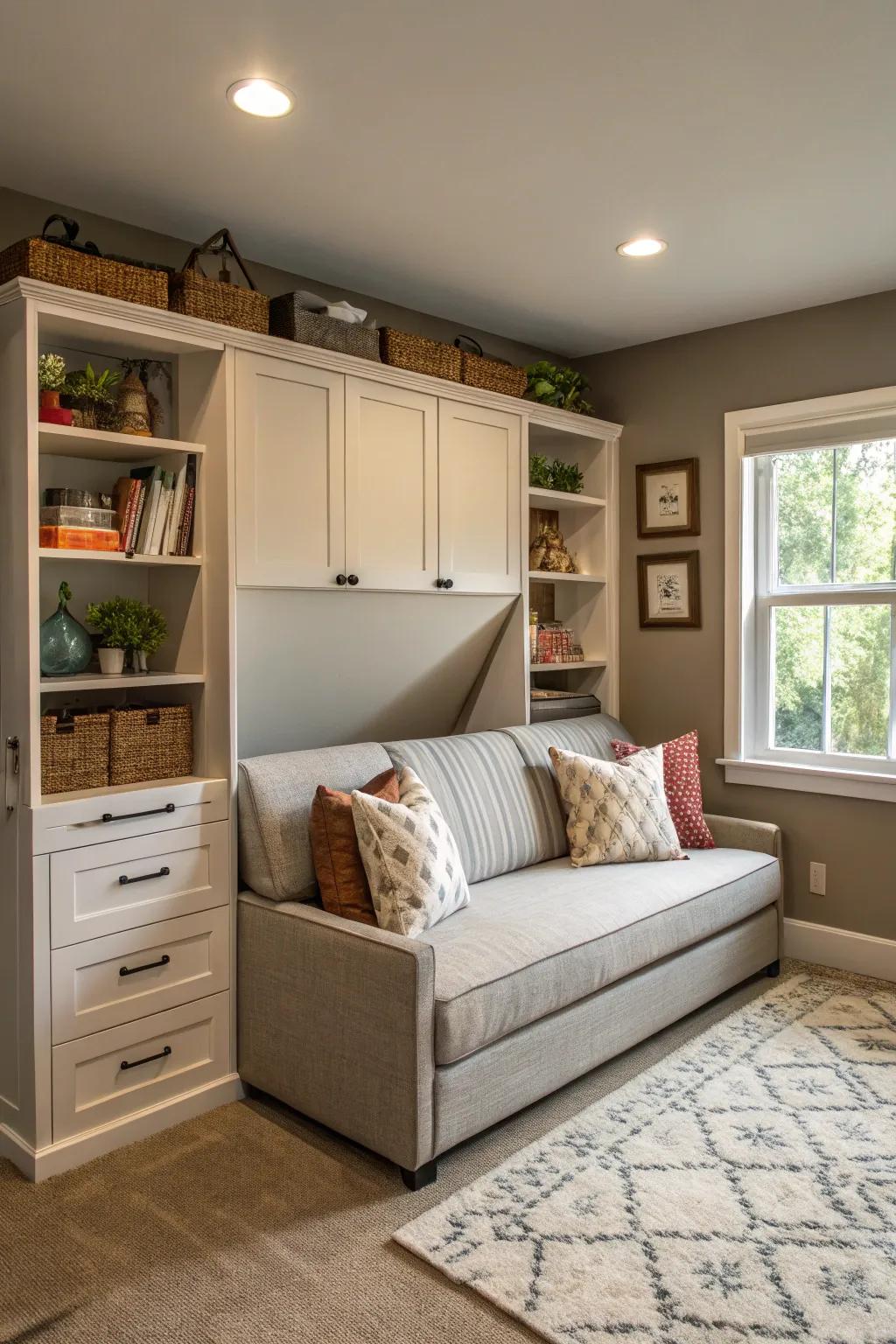 Clever furniture maximizes living potential.