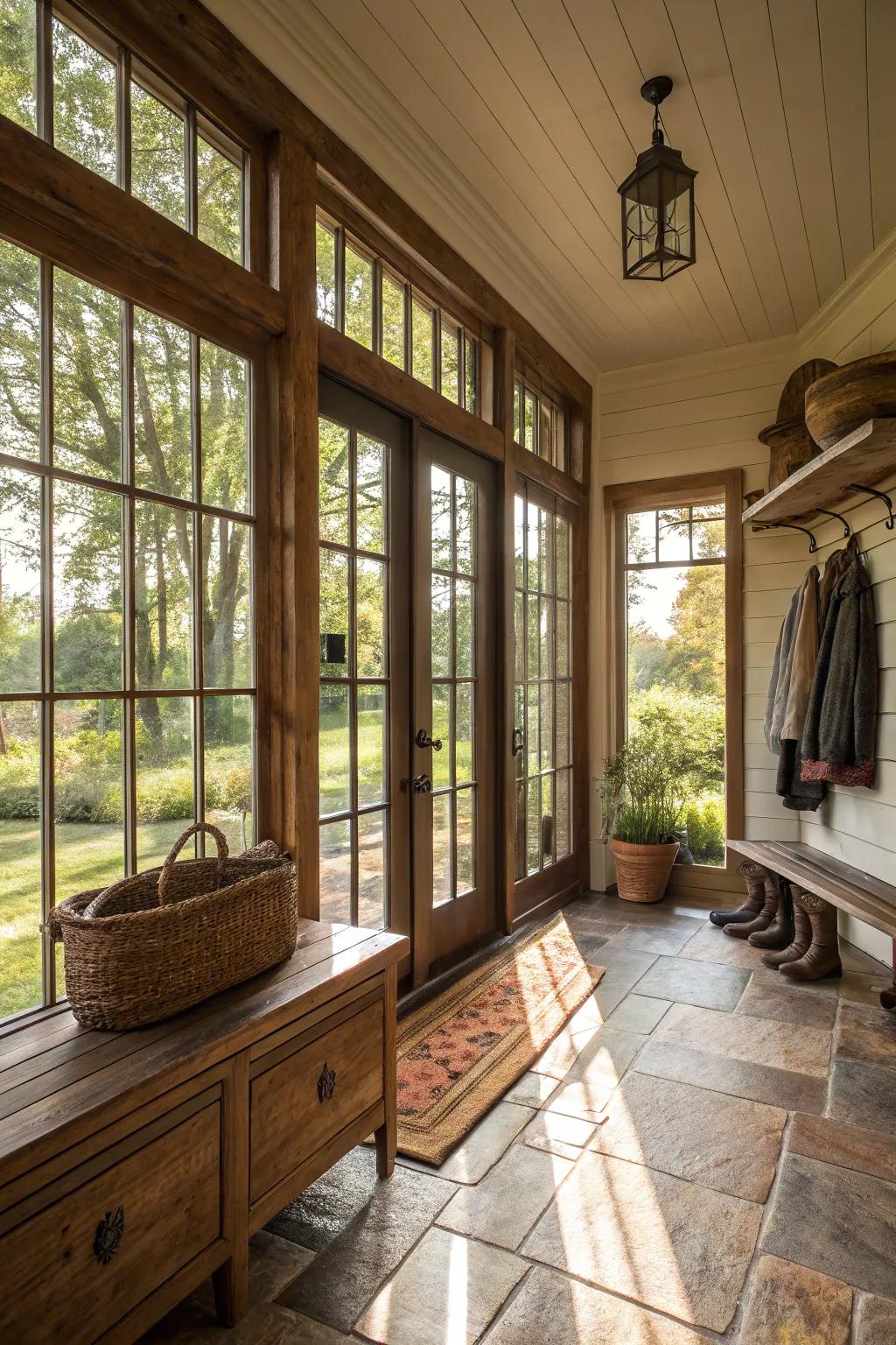 Transform your mud room with the gift of natural light.