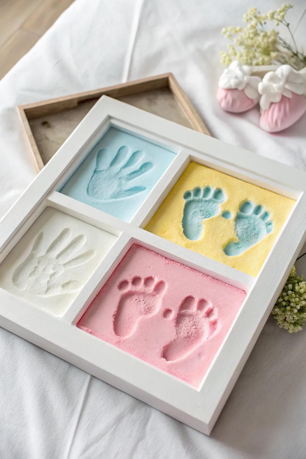 Miniature impressions telling the story of a fresh beginning.