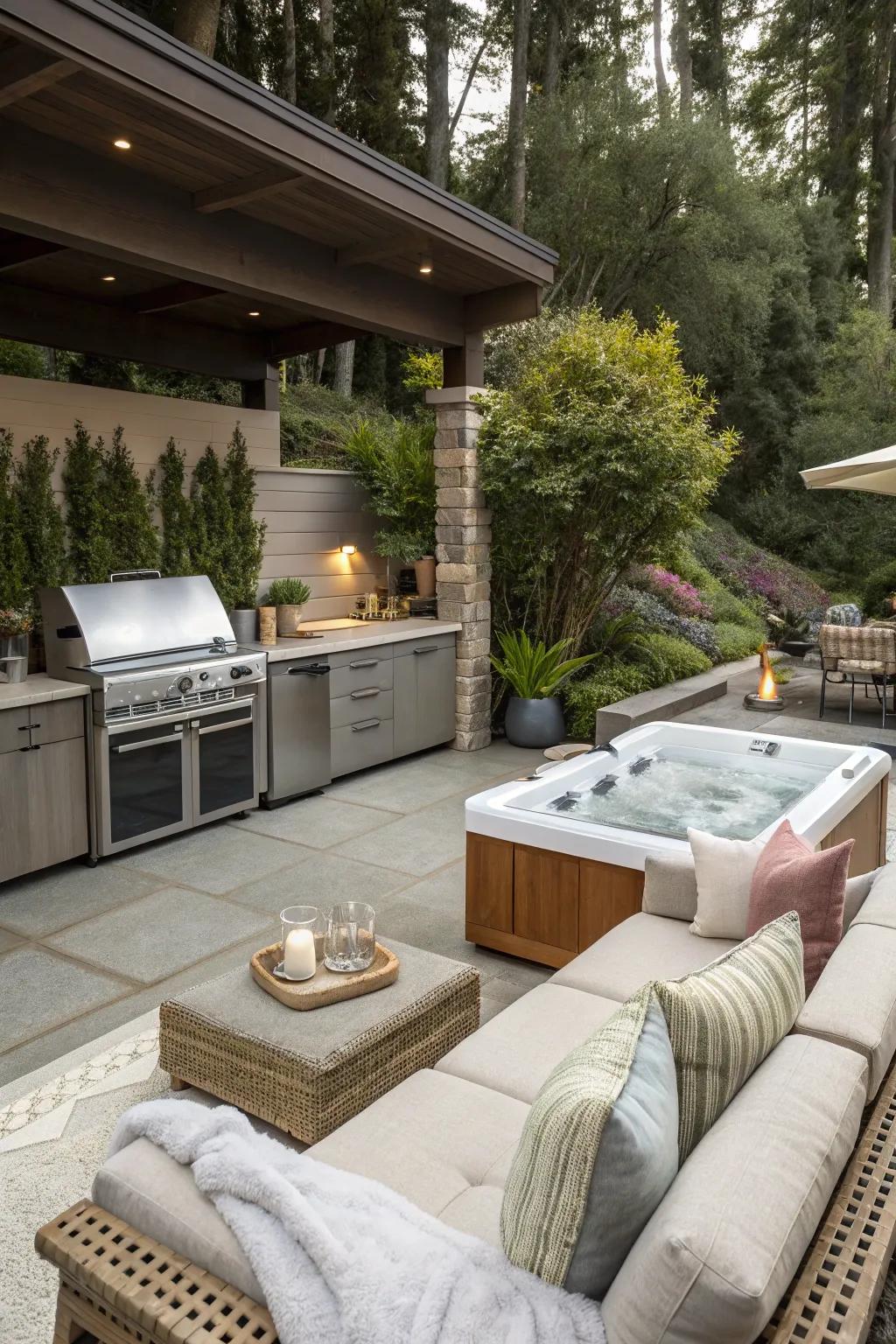 Soft seating ensures your guests feel perfectly at home.