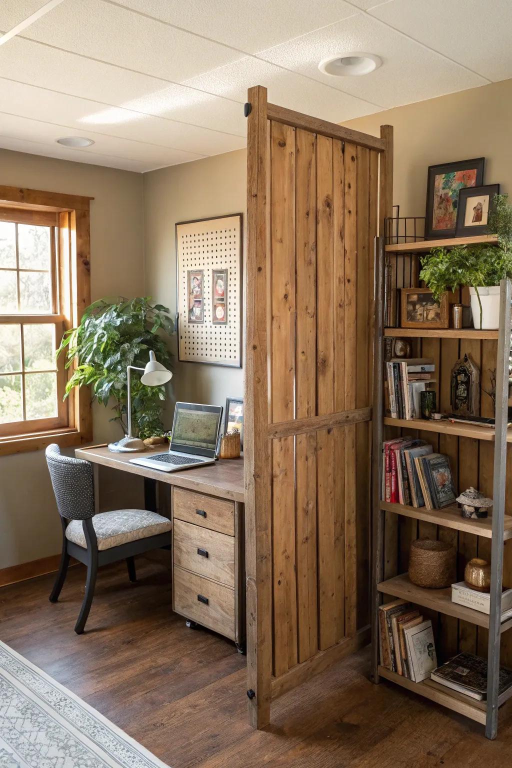 Personalized dividers contribute a personal feel to any area.