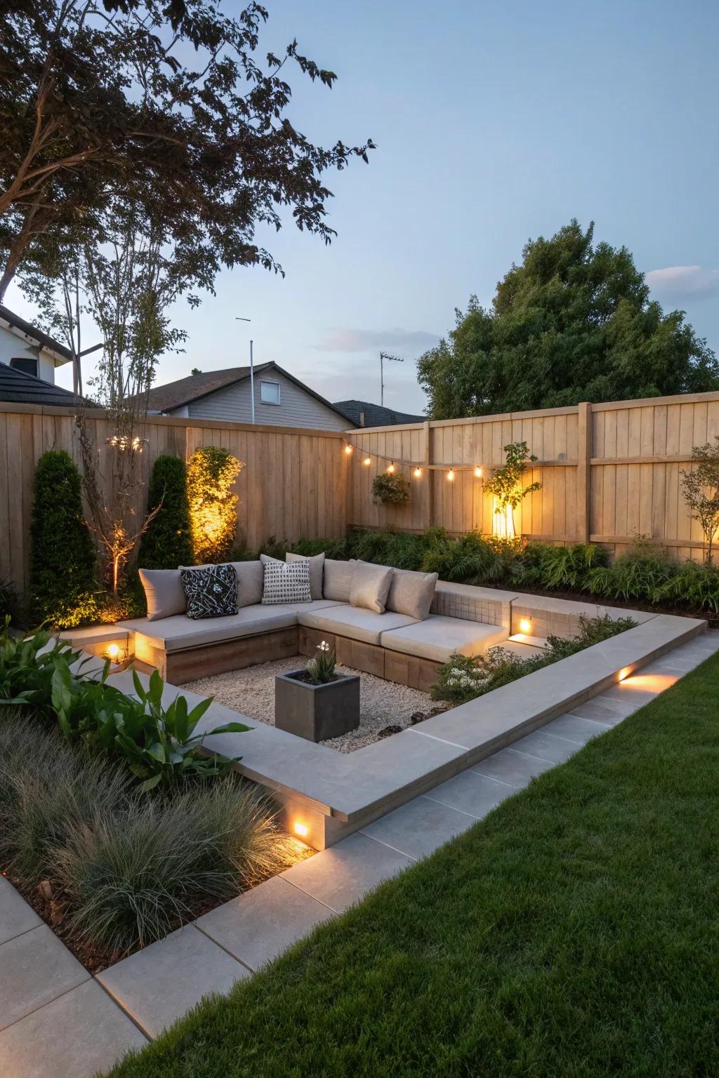 Recessed lounge spaces bring an element of surprise and comfort.