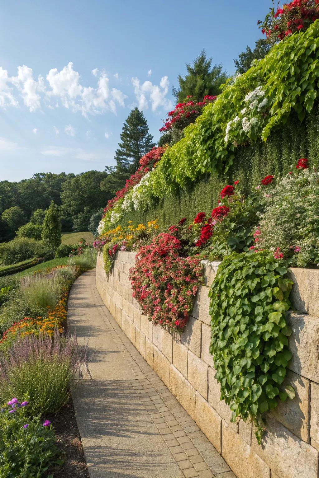 Living walls inject verdure and dynamism into your landscape.