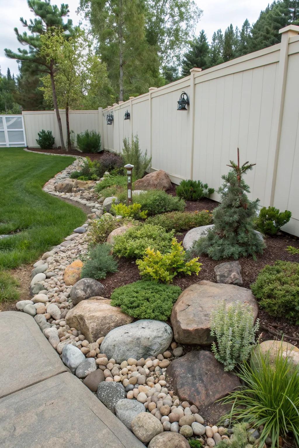 Rock gardens enhance any landscape with added texture and depth.