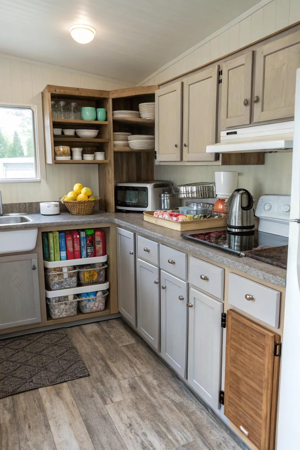 Maximize your kitchen's potential with strategic space solutions.