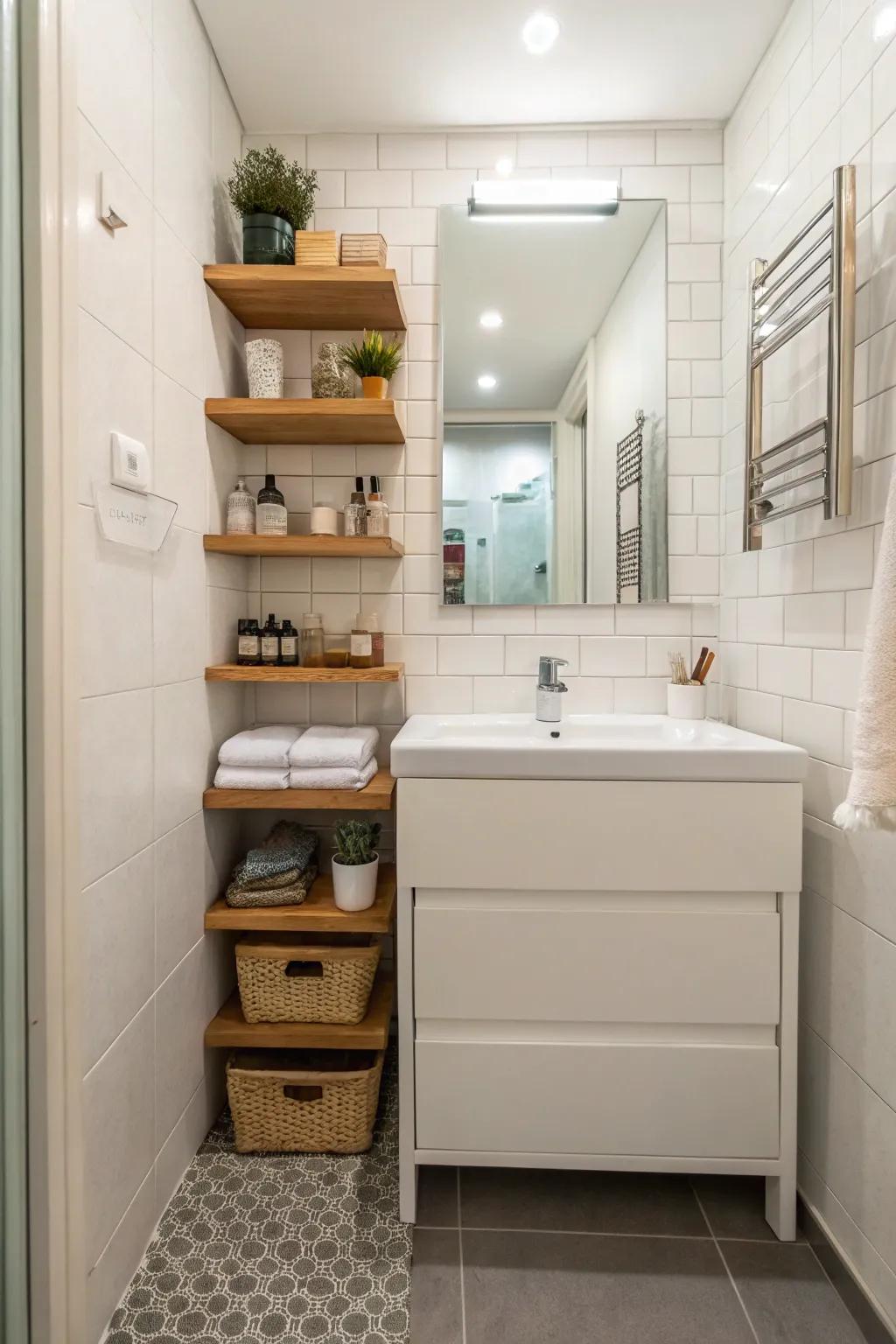 Streamlined arrangements maximize area and usefulness.