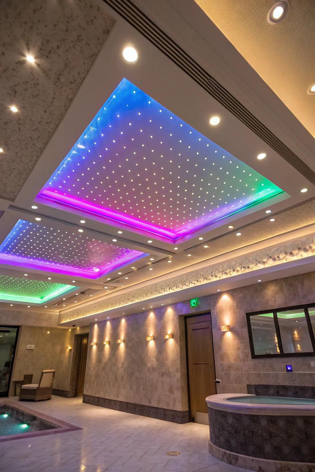 Set the mood with vibrant colors.