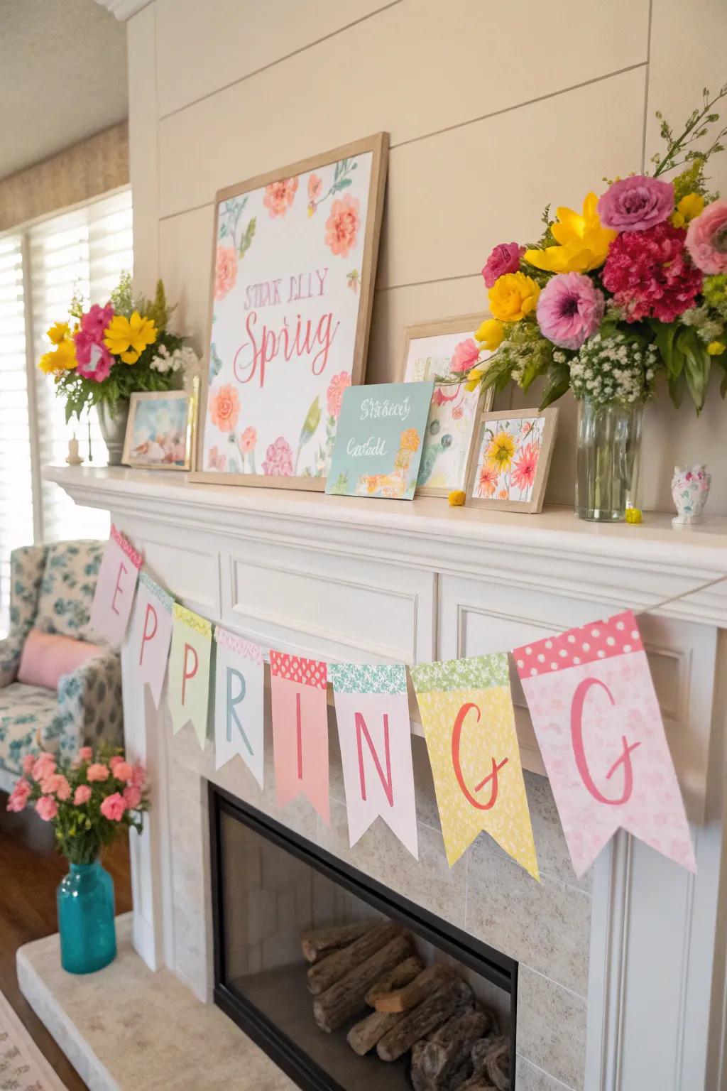 Seasonal signs add a whimsical and personal touch to your decor.