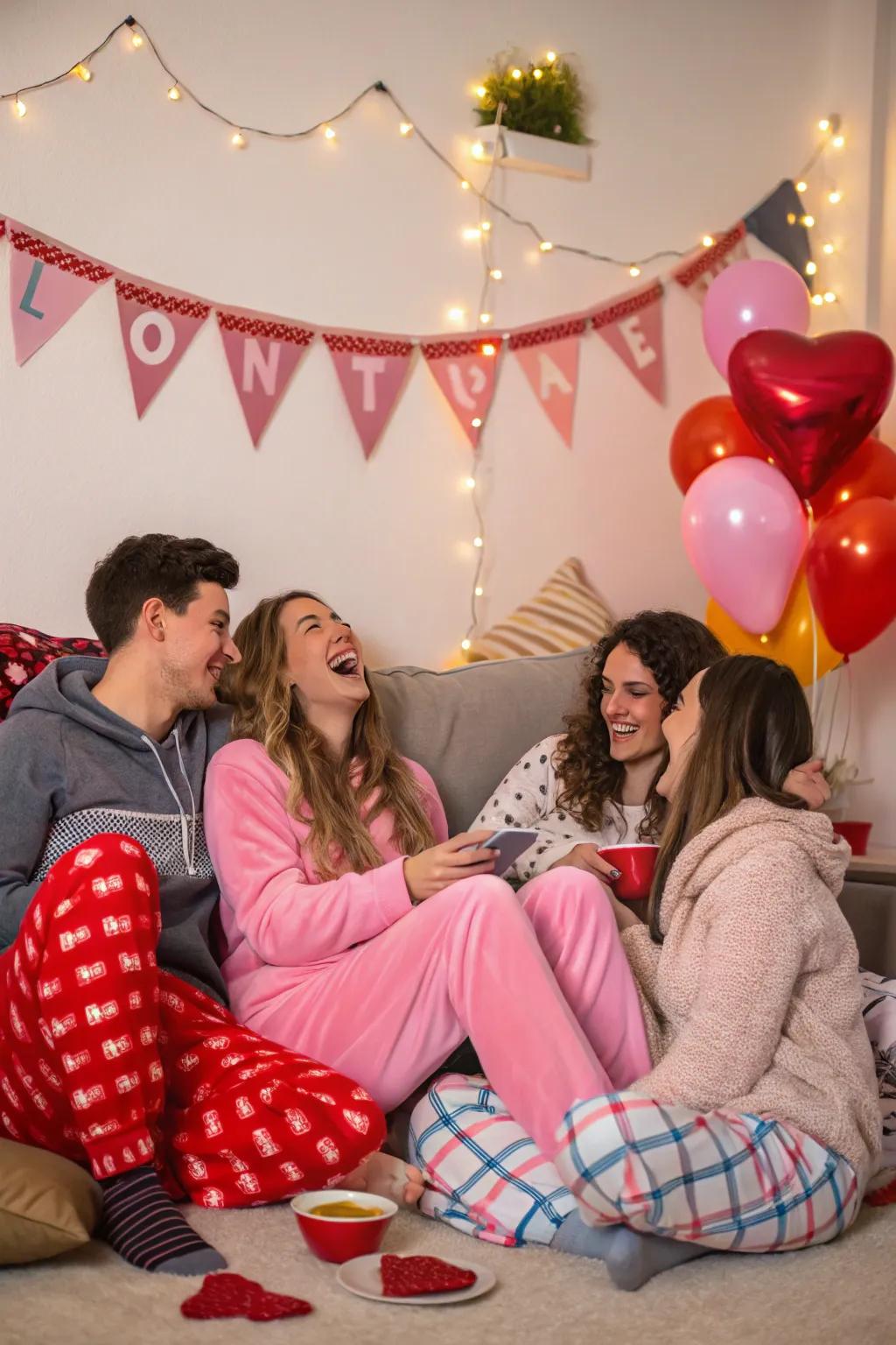 Unwind fashionably with a comforting loungewear festivity.