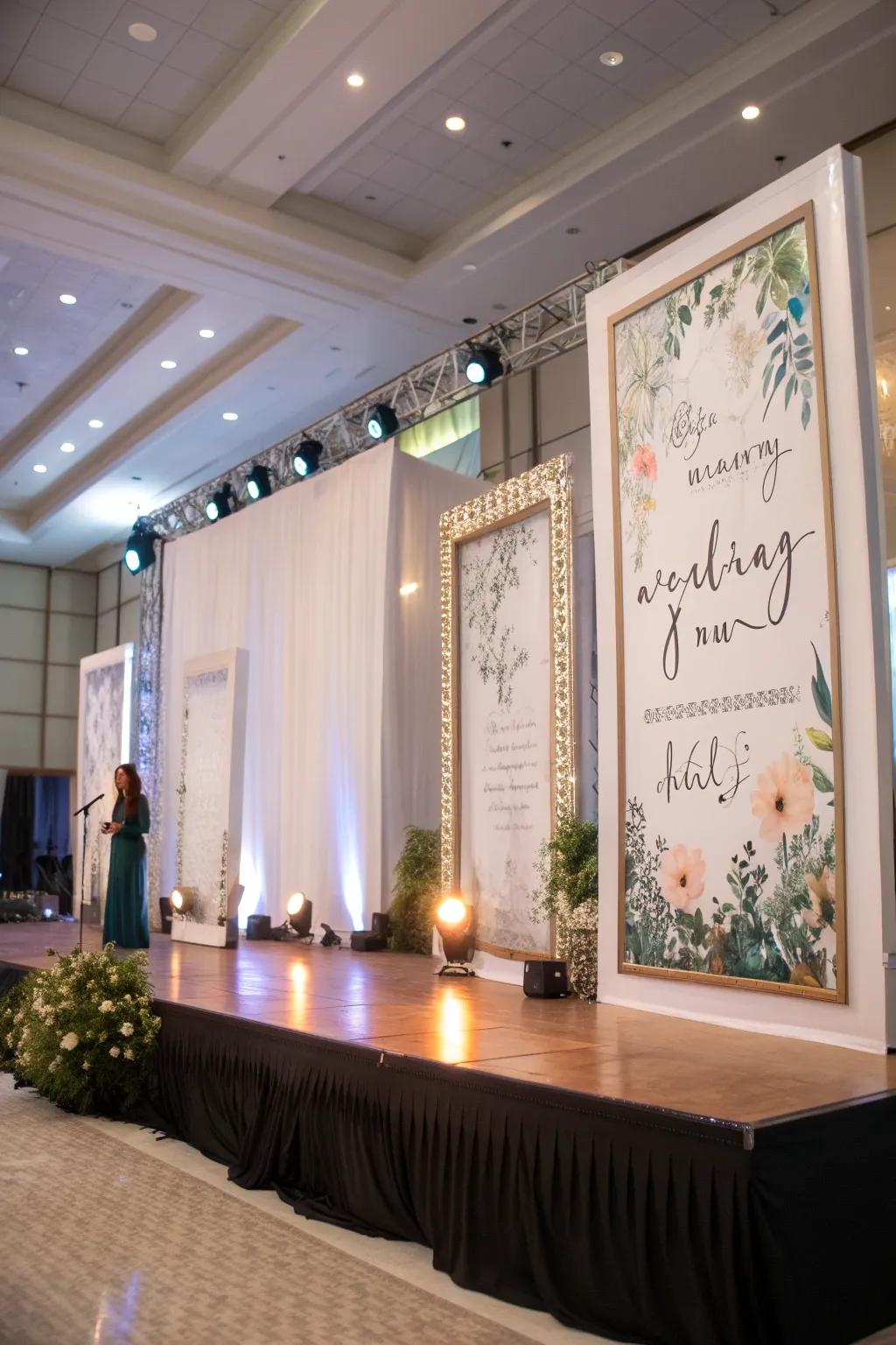 Maxims can serve as potent, motivating components on stage.