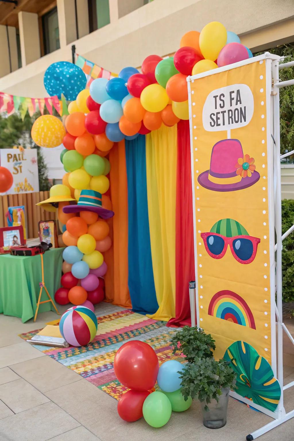 Document special moments through a bespoke photographic corner at your festivity.
