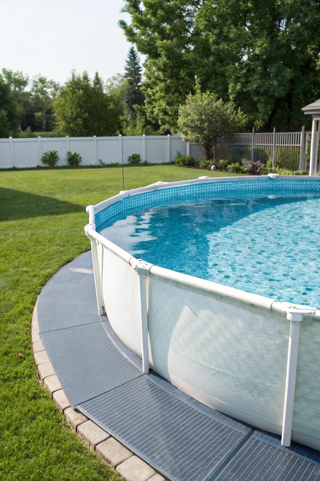 Pool cushions inject an additional layer of safeguarding for your pool.