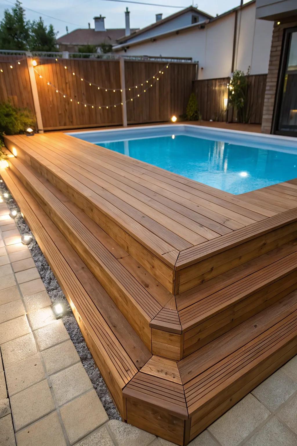 Transform your space with a versatile modular deck—marrying style with practicality on a budget.