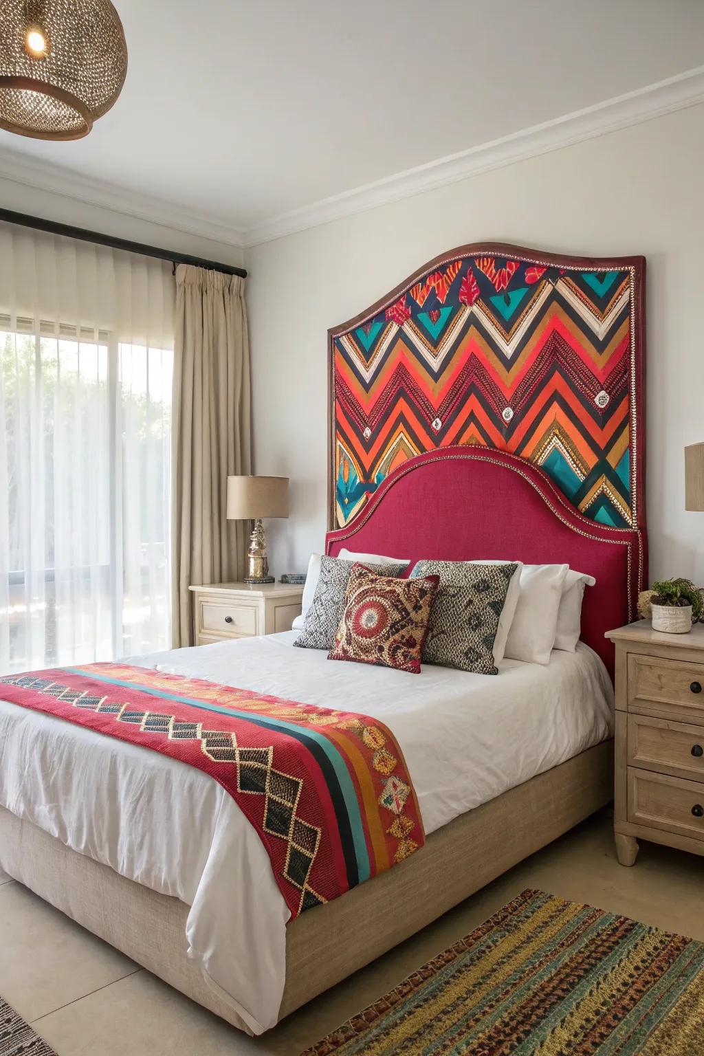 Your choice of headboard can define the aesthetic direction of your bedroom.