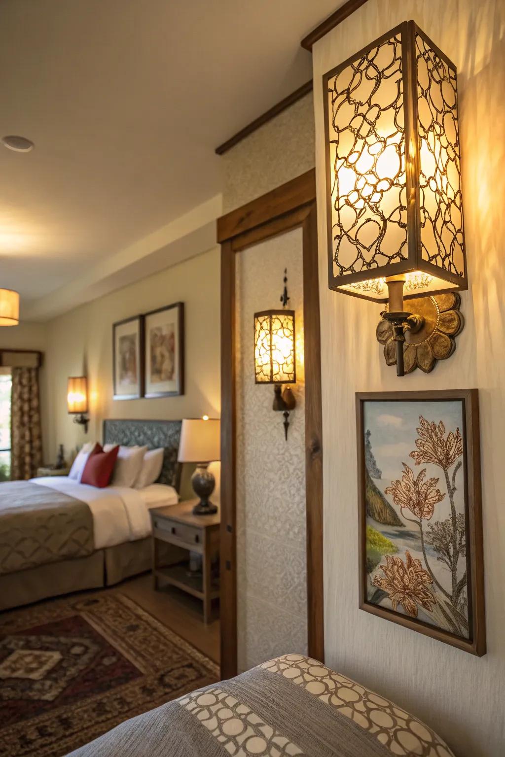 Lighting choices can transform your bedroom’s atmosphere.