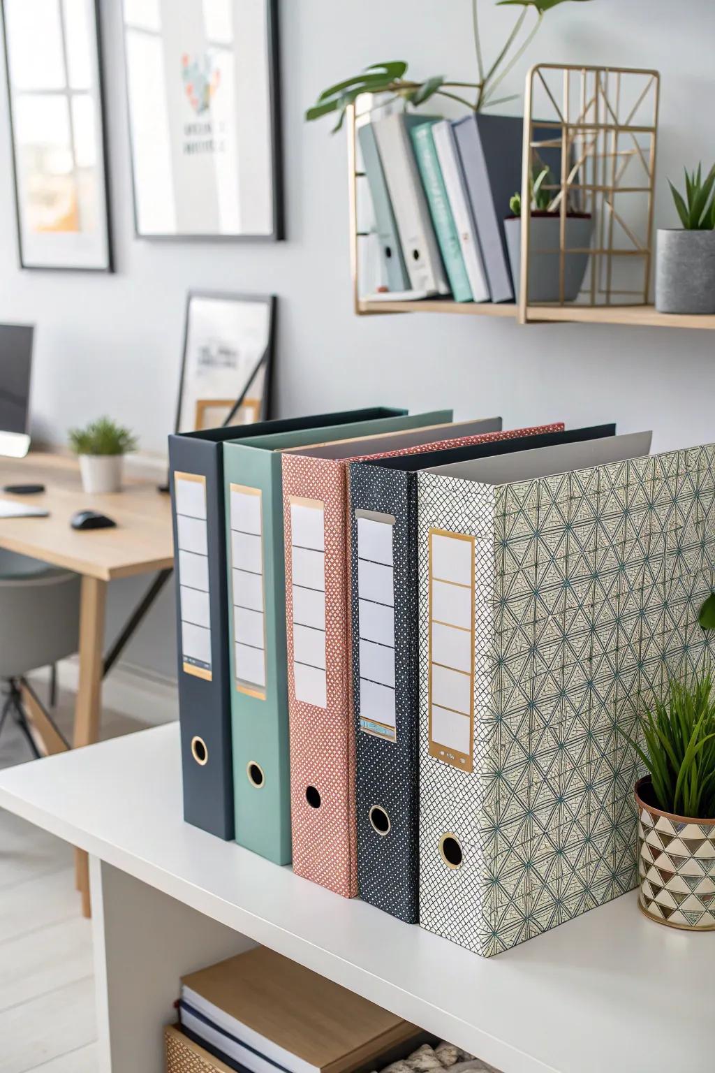 A selection of binder sizes for diverse needs.