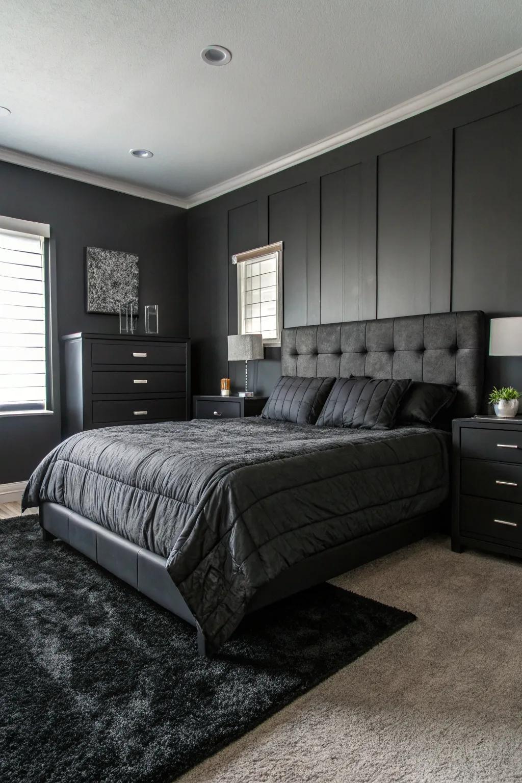 Discovering refinement using monochrome black.