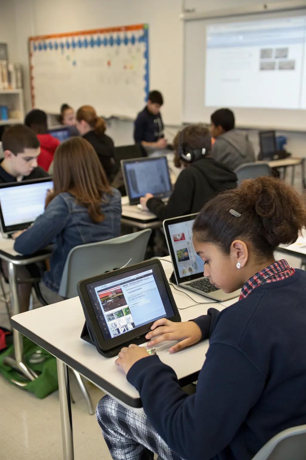 Smart tech integrations reinforce modern education.