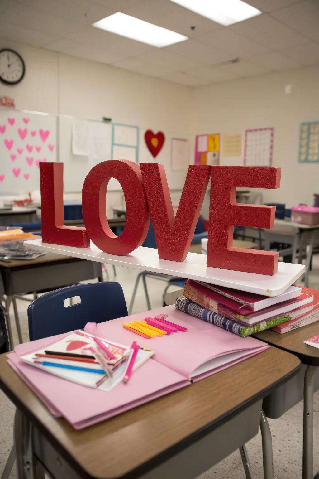 Striking massive AFFECTION words introducing a burst of color.