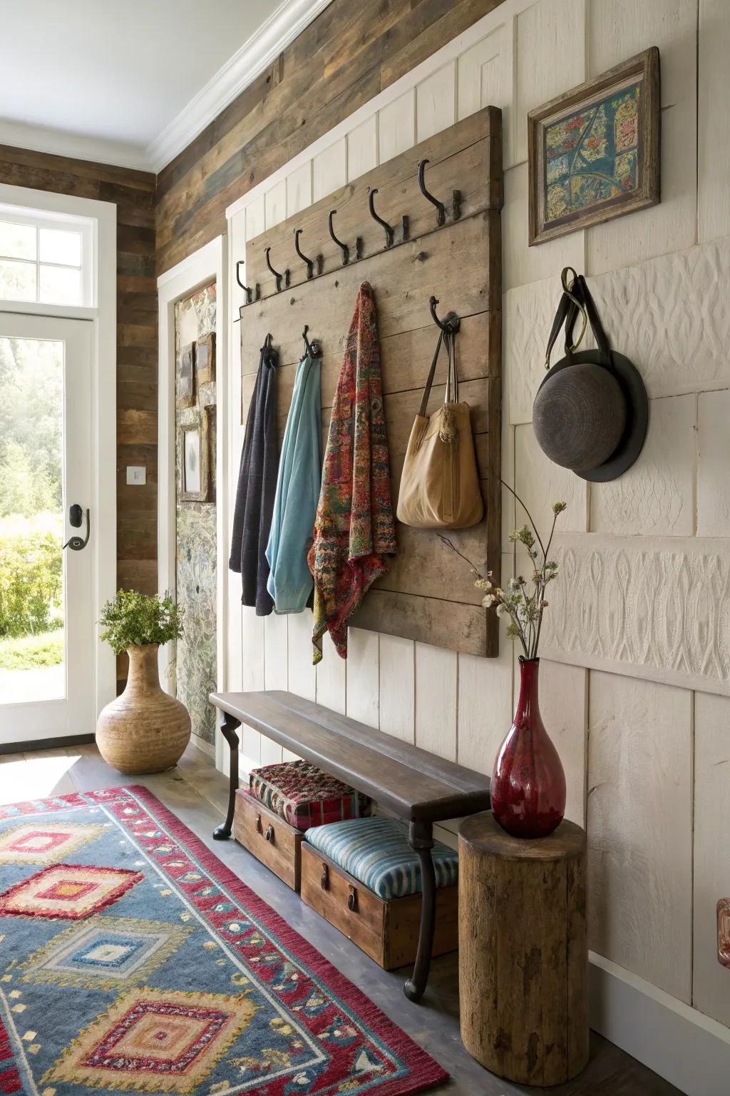 These decorative fasteners add function and charm to any entryway.