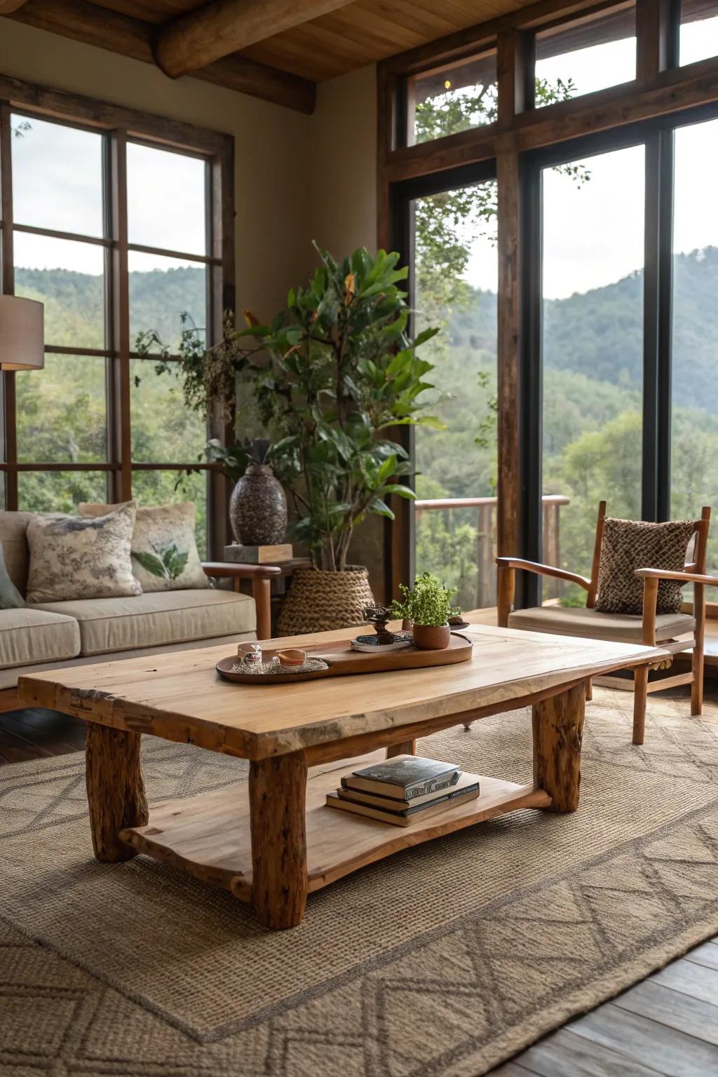 Genuine wood imparts organic beauty and warmth to your design.