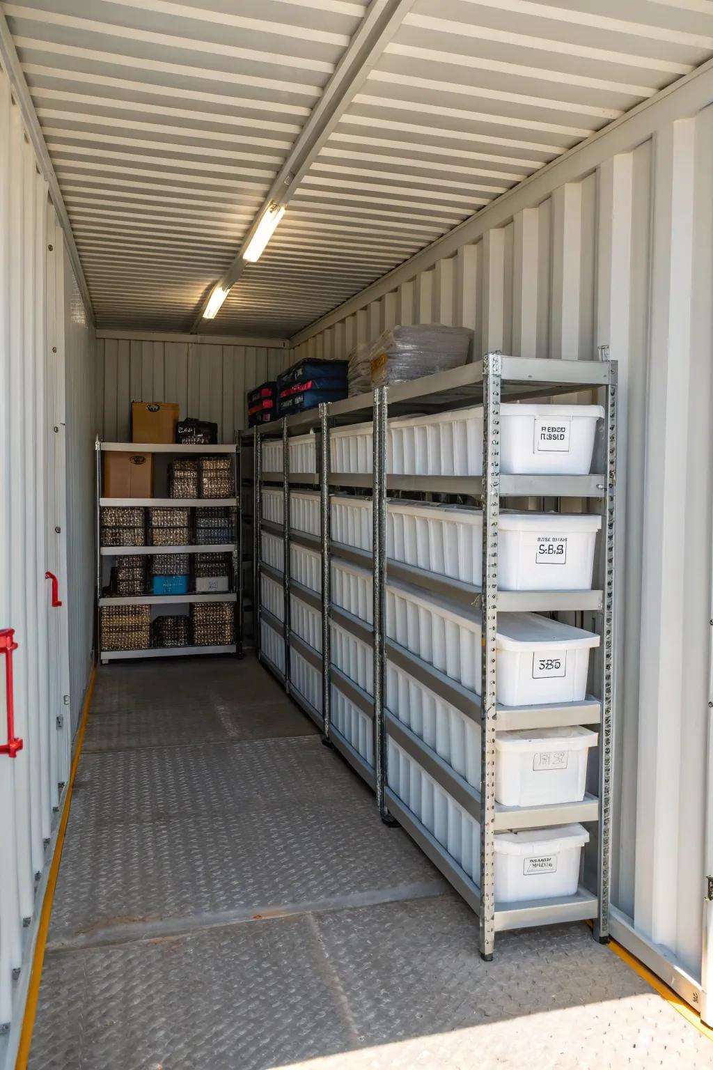 Effective internal solutions maintain a tidy and useful container.