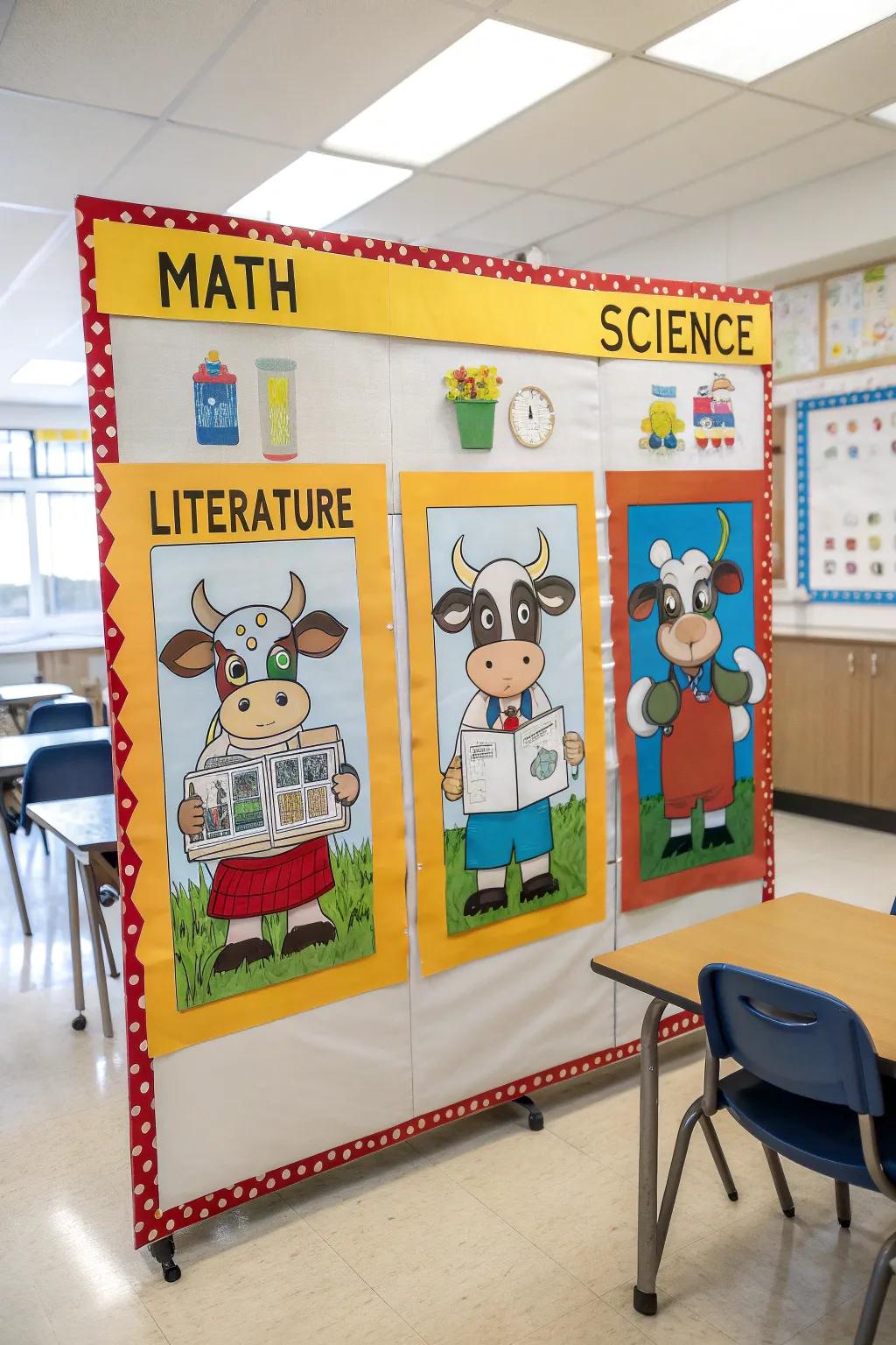A 'We’re Bull-ivated to Learn' board for academic inspiration
