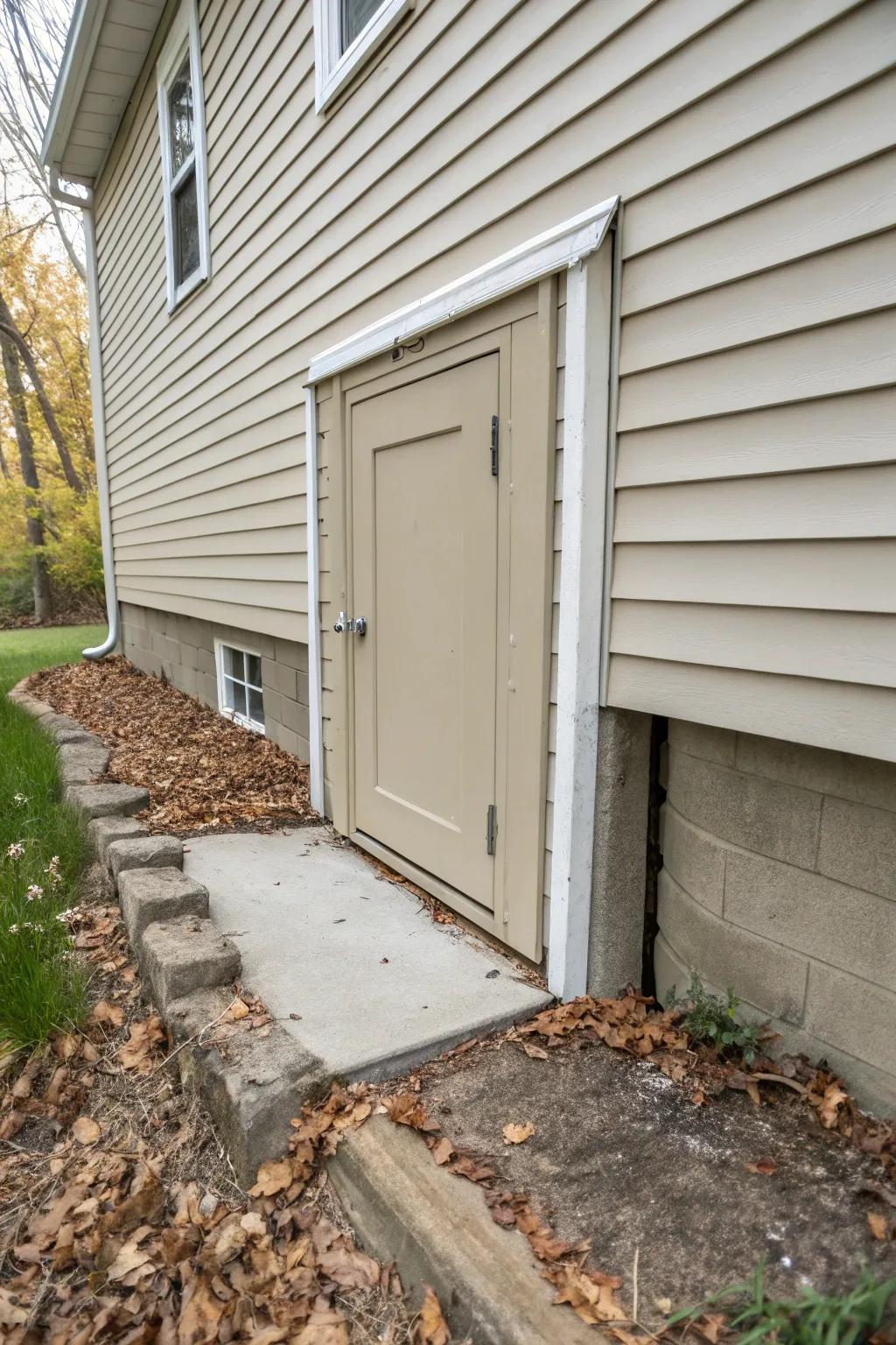 A concealed hatch design preserves a sleek exterior while granting access.