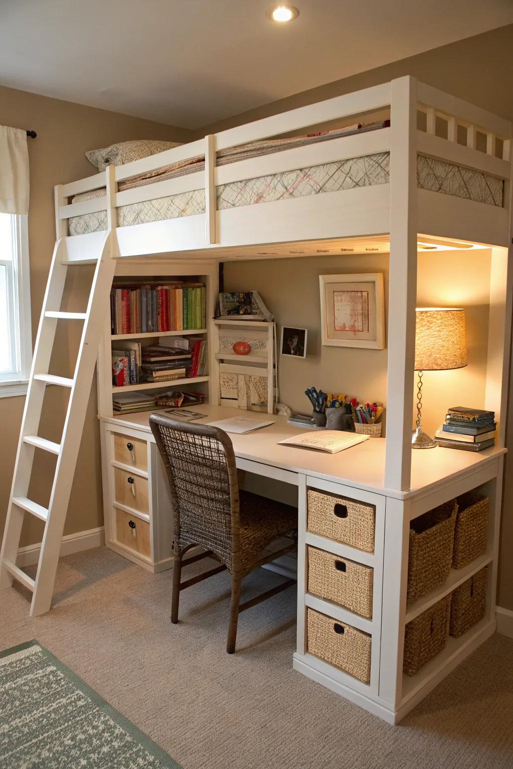 Space-saving furniture with a stylish edge.