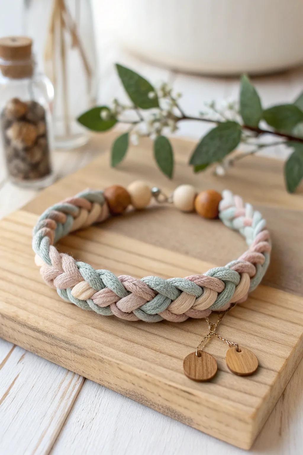 Turn old tees into chic, eco-friendly braided bracelets with a boho flair!