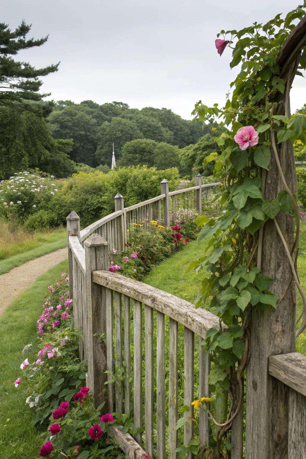 Gentle bends impart a vibrant hint to barrier blueprint.