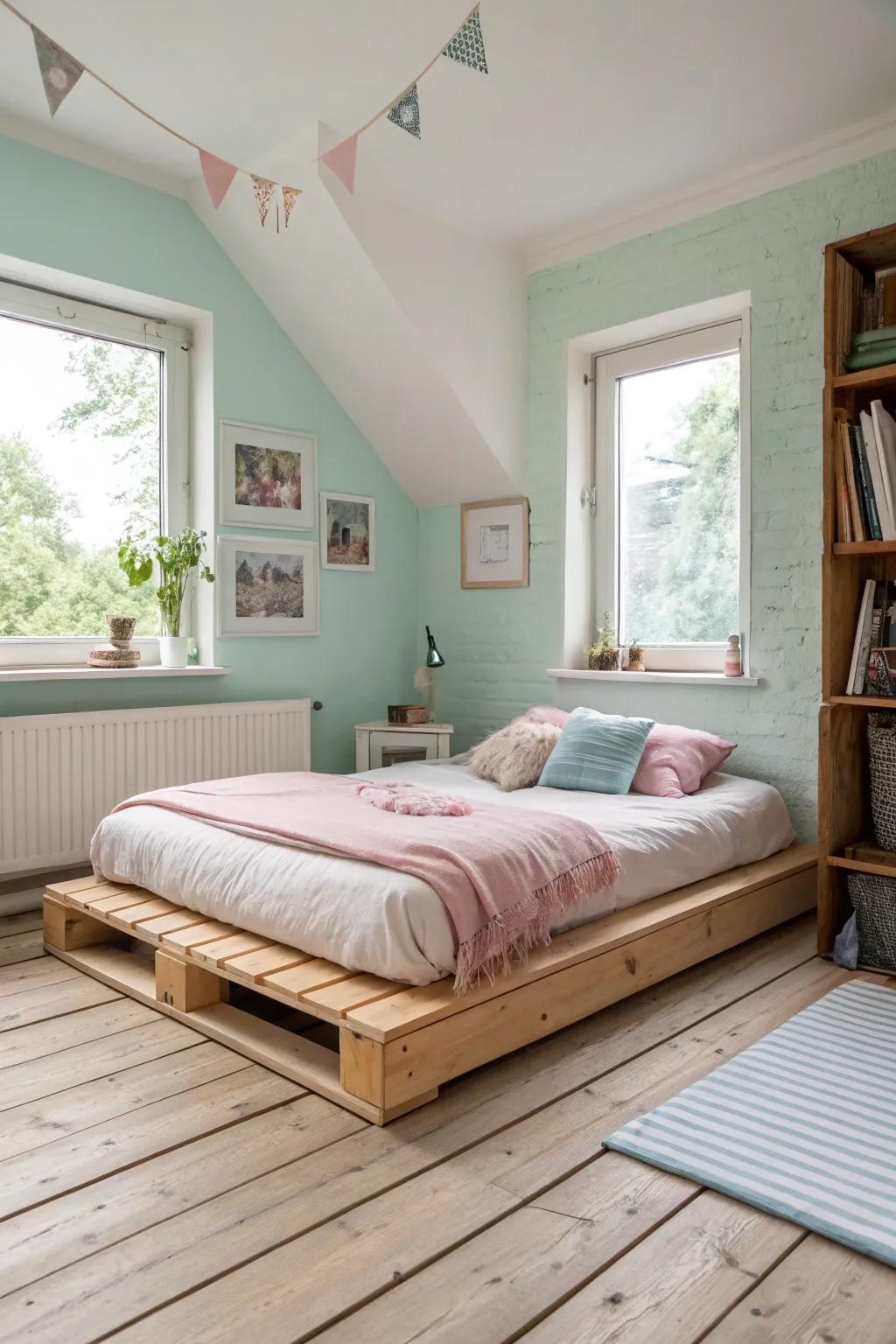 Scandinavian design brings an aura of peace to small rooms.