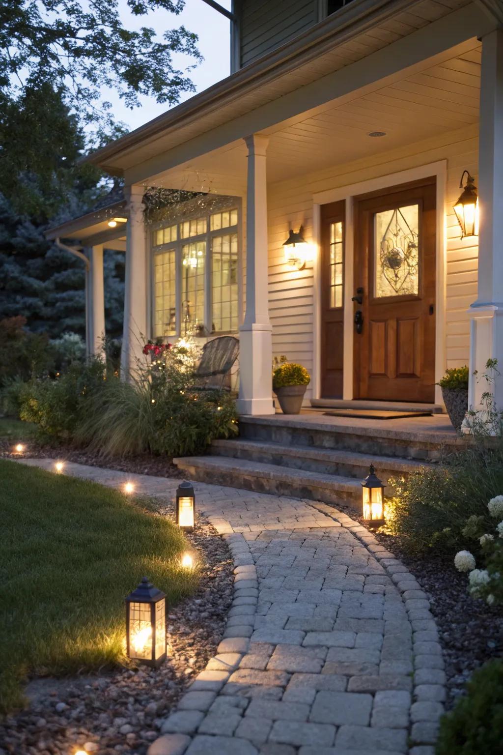 Show the way with path illumination.