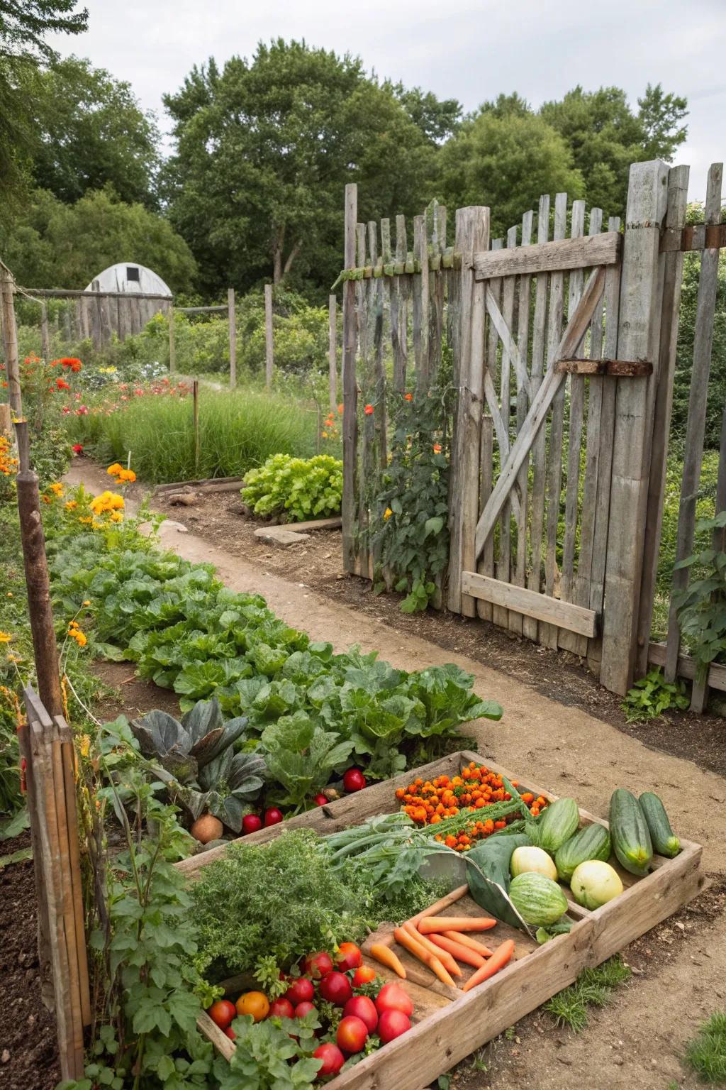 Practical access points merge convenience with protection for your garden.