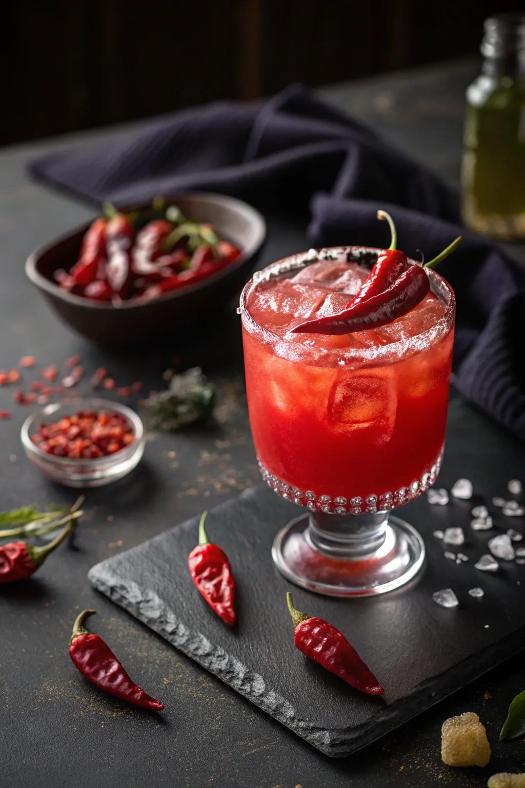 A Cherry Chili Thriller to spice up your Halloween night.